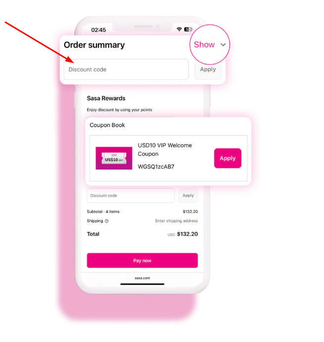 SaSa Discount Code How to Use a SaSa Promo Code