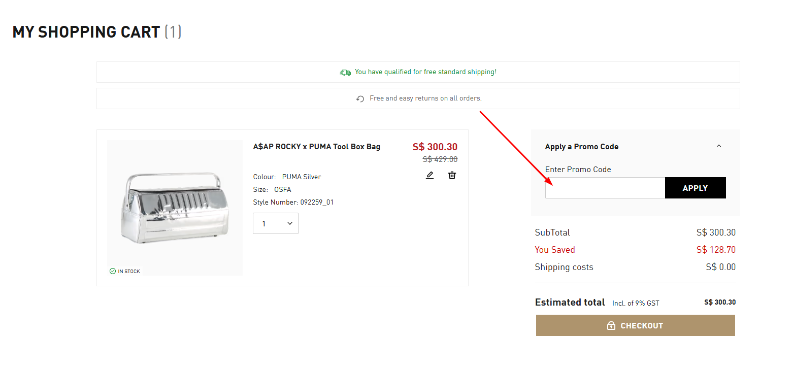 How To Use a Puma Promo Code