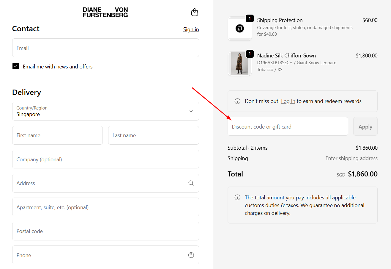 How To Use a DVF Promo Code