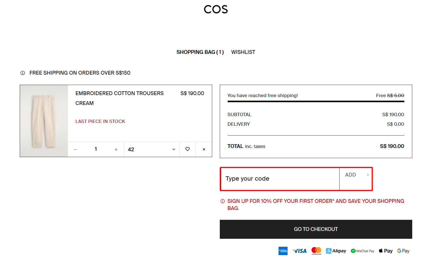 Cos Singapore Promo Code Cos Promo Code