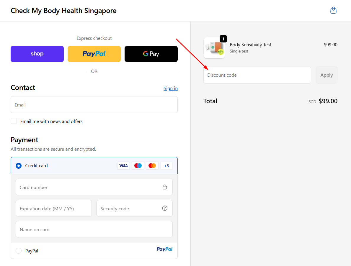 How To Use a Check My Body Health Promo Code