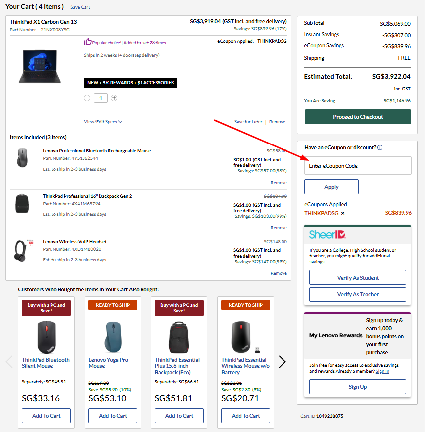 How To Use a Lenovo Promo Code