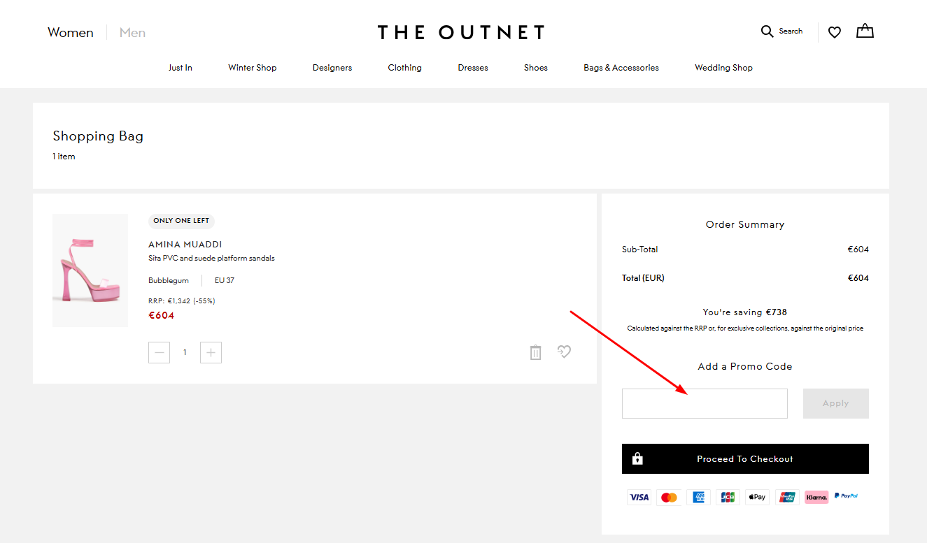 How To Use a THE OUTNET Promo Code