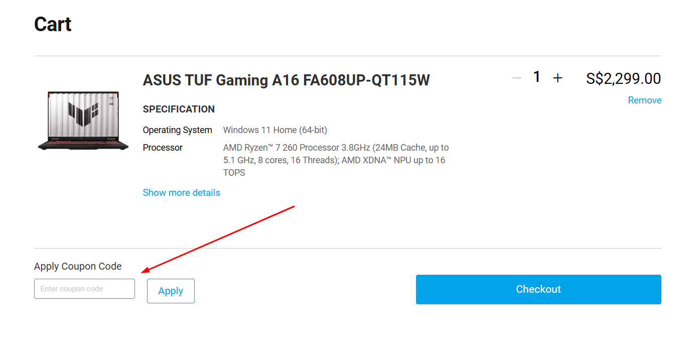 ASUS Coupon Code How To Use an ASUS Promo Code